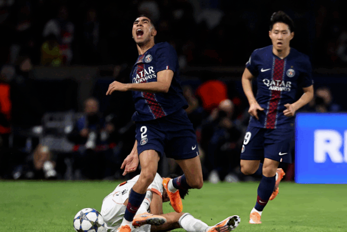 ONG39 Berita Sepak Bola Terbaru & Hasil Pertandingan. Hakimi Cedera Usai Ditekel Luis Diaz