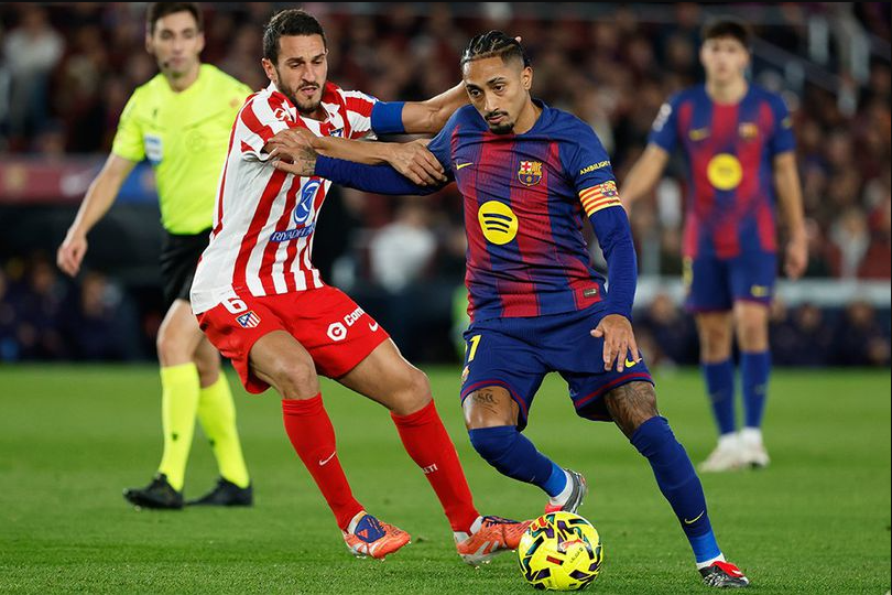 ONG39 Berita Sepak Bola Terbaru & Hasil Pertandingan. Barcelona Menang Dramatis, Simeone Puji Raphinha!